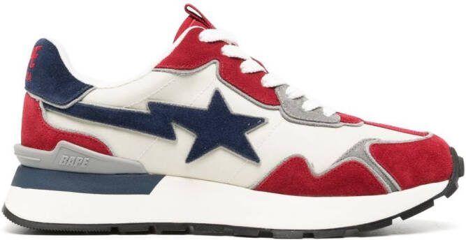 A BATHING APE Road Sta Express sneakers Red