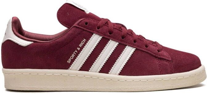 Adidas Campus 80s "Sporty  Rich Merlot Cream" sneakers Red - Picture 2