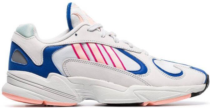 Adidas purple Temper Run Subtle 90s leather and suede low-top sneakers
