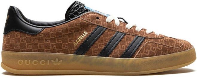 Adidas Gucci Gazelle "GG Monogram Biege" sneakers Neutrals - Picture 2