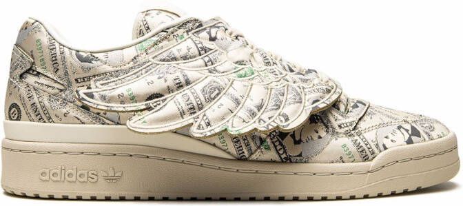Adidas x Jeremy Scott x Forum Lo Wing "Money" sneakers Brown - Picture 5