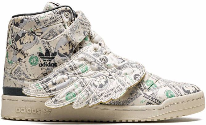 Adidas x Jeremy Scott Forum Wings 1.0 "Money" sneakers Brown