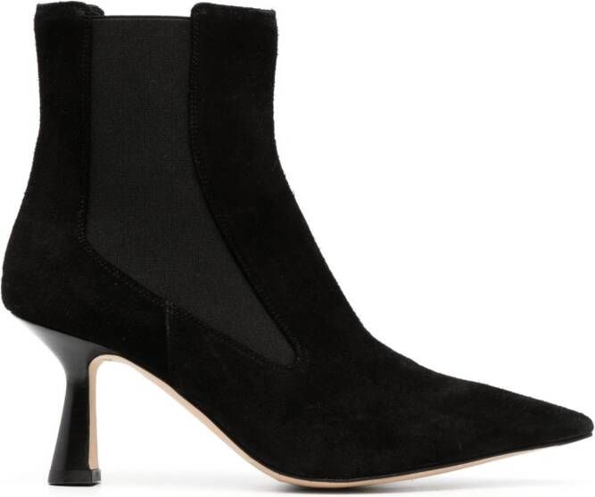 Aeyde side-zip leather Chelsea boots Black