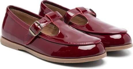 Age of Innocence Hannah leather moccasins Red