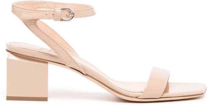 AGL Angie 60mm leather sandals Neutrals