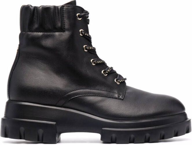 AGL Maxine Lux lace-up boots Black