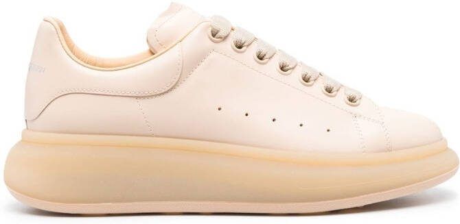 Alexander McQueen Oversized low-top sneakers Neutrals