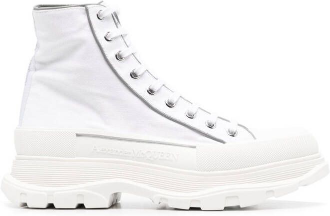 Alexander McQueen round toe sneakers White