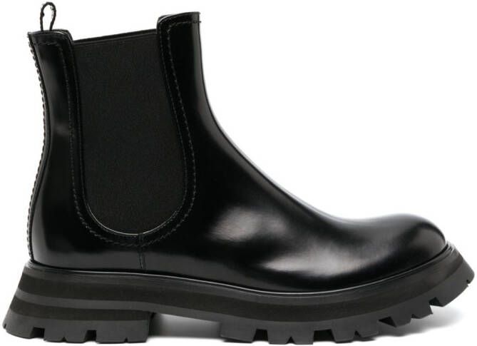 Alexander McQueen Wander Chelsea leather boots Black