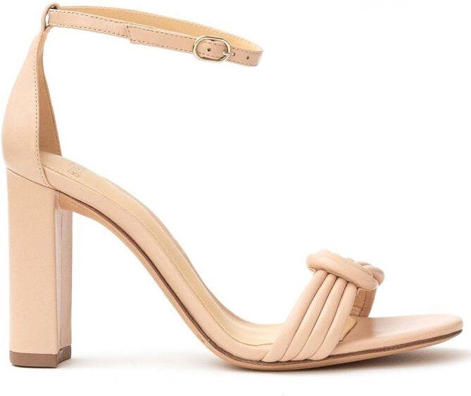 Alexandre Birman Vicky 90mm leather sandals Neutrals