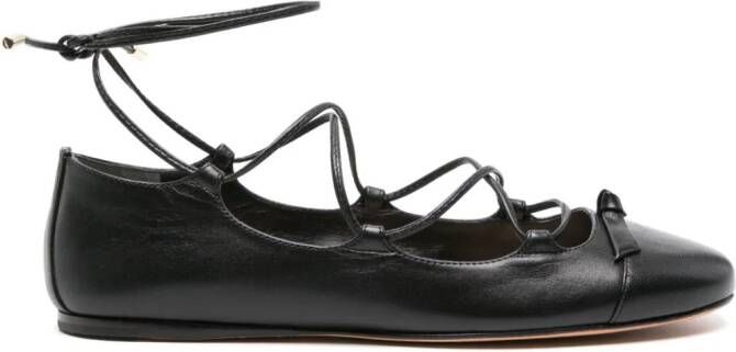 Alexandre Birman Clarita bow-detailing ballerina shoes Black