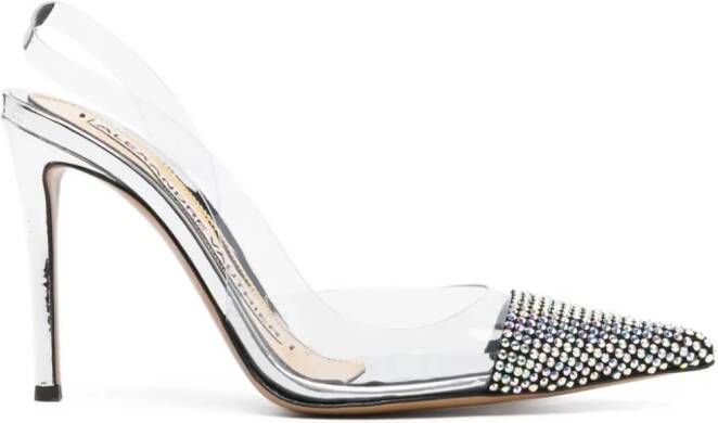 Alexandre Vauthier Amber Ghost 100mm pumps Silver