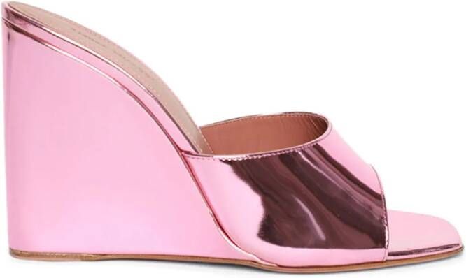 Amina Muaddi 95mm Lupita sandals Pink