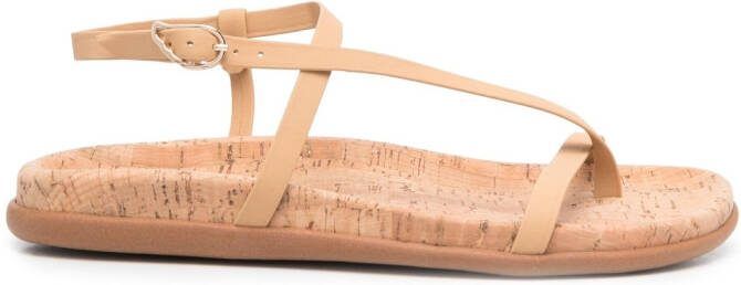 Ancient Greek Sandals Aimilia leather sandals Neutrals