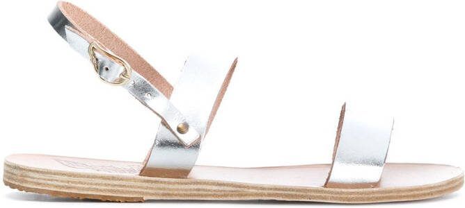 Ancient Greek Sandals Clio flat sandals Metallic