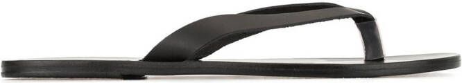 Ancient Greek Sandals Hero slides Black
