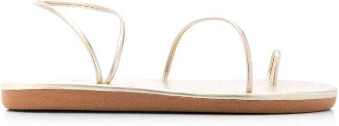 Ancient Greek Sandals Kansiz flat sandals Gold