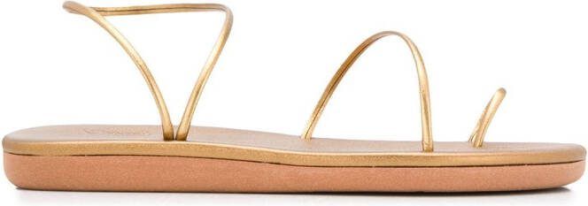 Ancient Greek Sandals Kansiz strappy sandals Gold