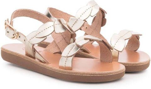 ANCIENT GREEK SANDALS KIDS Fysi open-toe sandals Gold