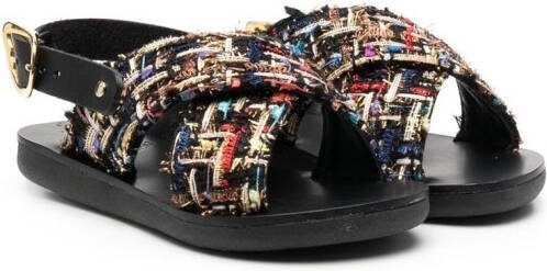 ANCIENT GREEK SANDALS KIDS Maria open-toe sandals Black