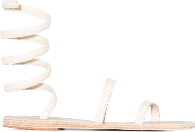 Ancient Greek Sandals Ofis ankle-wrap sandals Neutrals