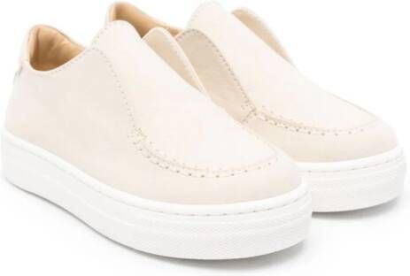 Andrea Montelpare suede loafers Neutrals