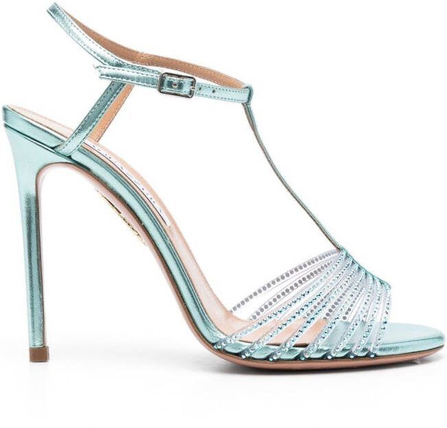 Aquazzura Amore Mio 115mm sandals Blue