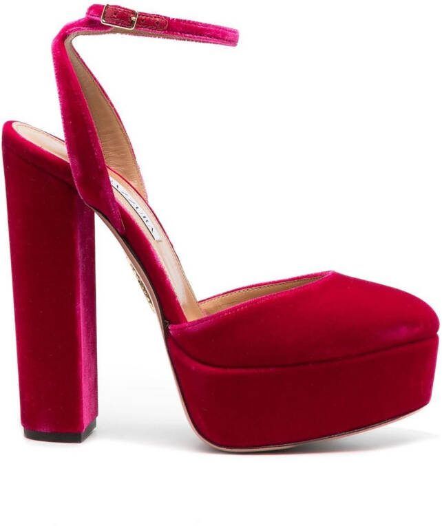 Aquazzura So High Plateaus 140mm sandals Pink