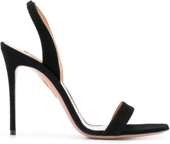 Aquazzura So Nude 105mm sandals Black