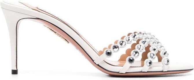 Aquazzura Tequila 80mm sandals White