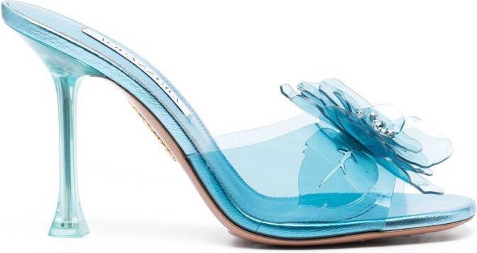Aquazzura Zsa 95mm sandals Blue