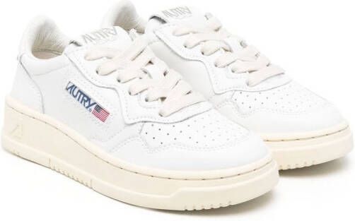 Autry Kids perforated-detailing low-top sneakers White