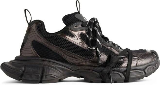 Balenciaga 3XL panelled sneakers Black - Picture 2