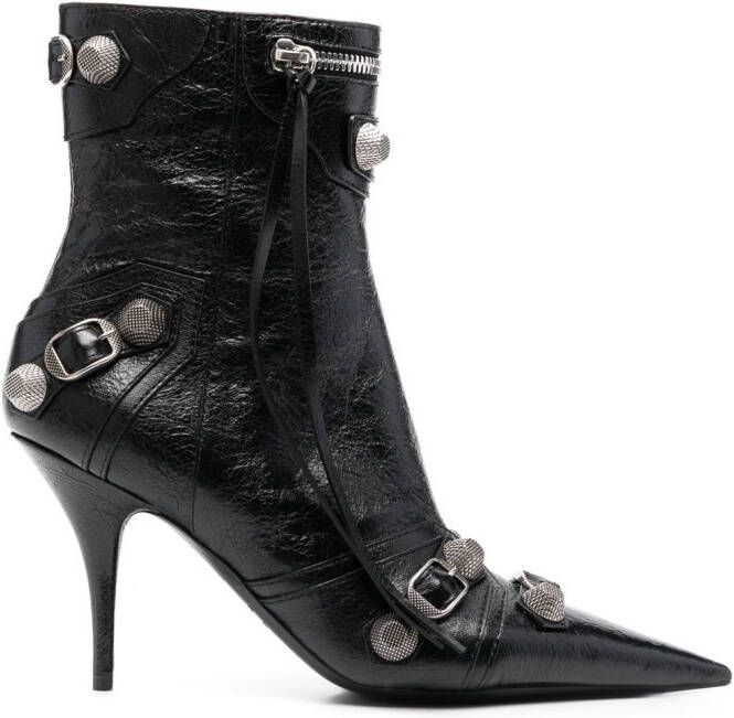 Balenciaga 90mm Cagole boots Black