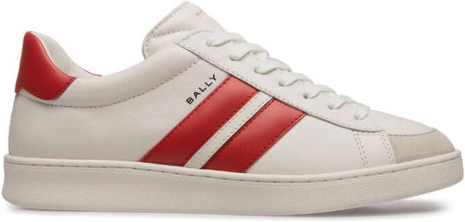 Bally Tyger leather sneakers White