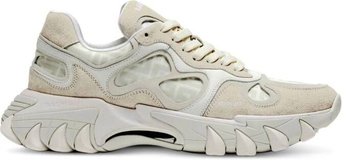 Balmain B-East monogram sneakers Neutrals