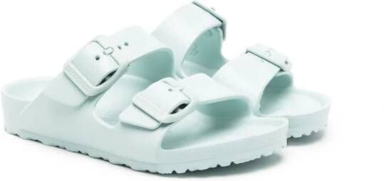 Birkenstock Kids Arizona logo-debossed sandals Green