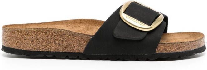 Birkenstock Madrid buckle-detail slide sandals Brown