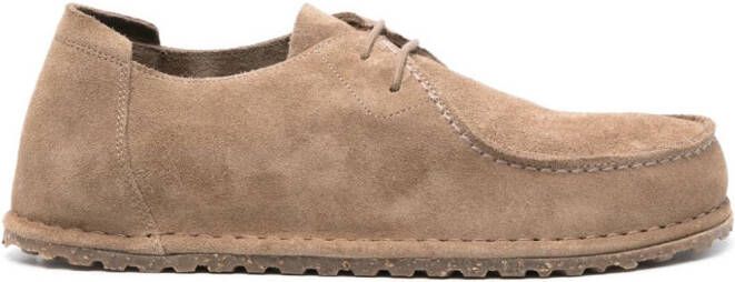 Birkenstock Utti suede derby shoes Brown