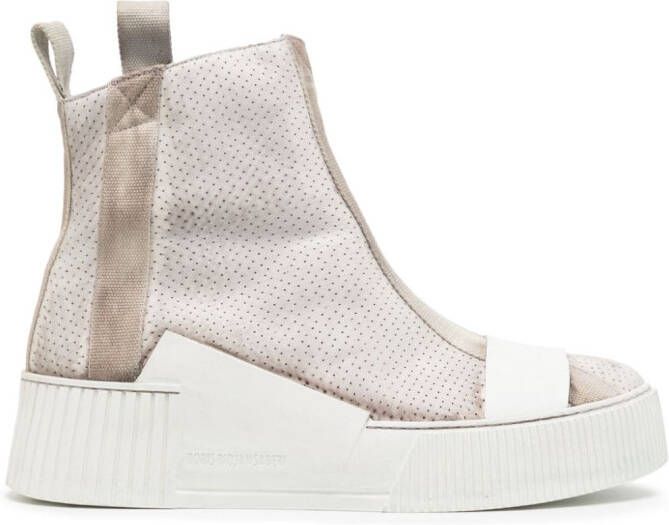 Boris Bidjan Saberi Bamba 5 distressed-effect sneakers Grey