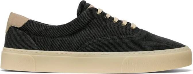 Brunello Cucinelli corduroy lace-up sneakers Grey