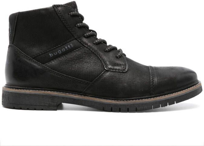 Bugatti Caj leather ankle boots Black