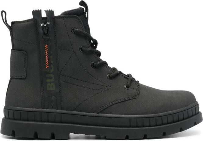 Bugatti Pallario textured boots Black