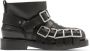 Burberry buckled leather biker boots Black - Thumbnail 1