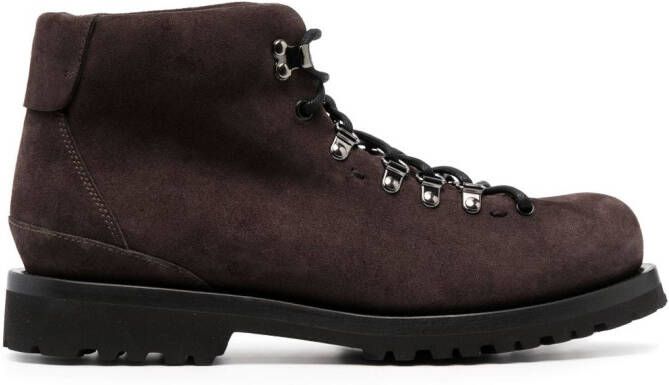 Buttero lace-up leather boots Brown