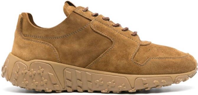 Buttero lace-up suede sneakers Brown