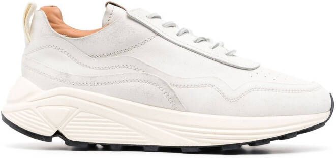 Buttero piping-detail low-top sneakers White