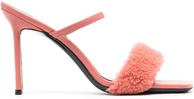 BY FAR 110mm Ada sandals Pink