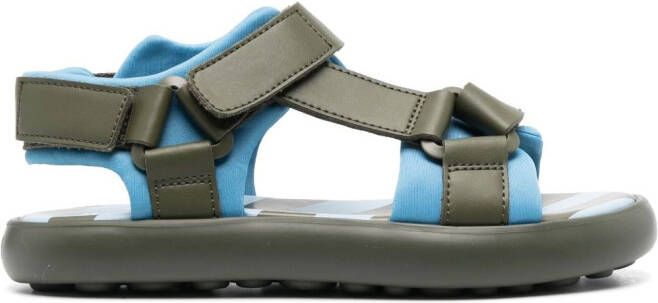 Camper branded cork insole sandals Green