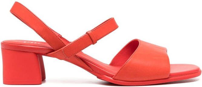 Camper Katie ankle strap sandals Red